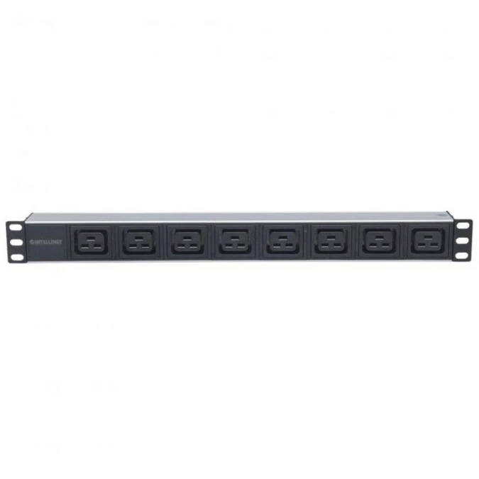 Listwa zasilająca Rack 1U 110‑250V/16A 8X C19 kabel 2M 163613 - obrazek 3
