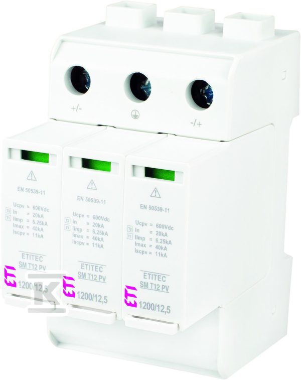 Modułowy ogranicznik przepięć ETITEC SM T12 PV 1200/12,5 Y 002440630