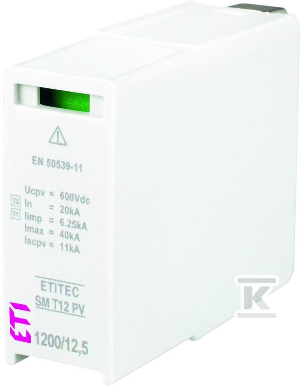 Modułowy ogranicznik przepięć MOD. SM T12 PV 600/12,5 S 002440632