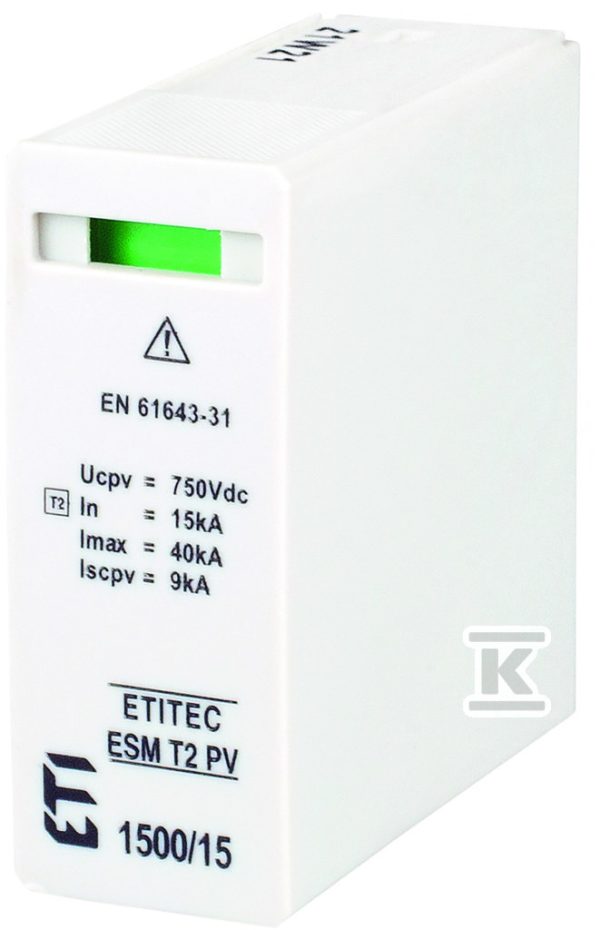 Moduł wymienny ogranicznika przepięć ESM T2 PV 750/15 S 002440686