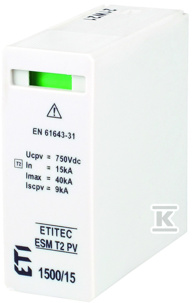 Moduł wymienny ogranicznika przepięć ESM T2 PV 750/15 S 002440686 - obrazek 1