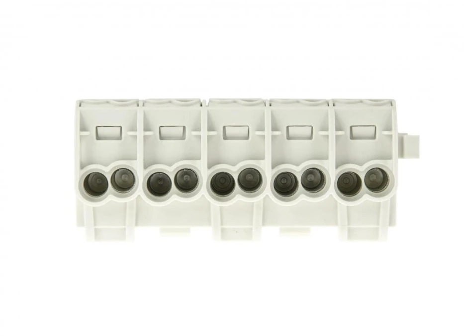 Listwa zaciskowa pięciopolowa ZGX 5x(1x35/2x25) mm2 (szara) ENE‑00518 - obrazek 3