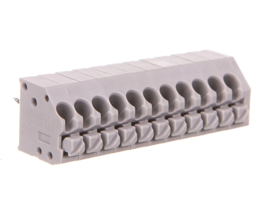 Listwa zaciskowa do płytek drukowanych 11‑biegunowa szara raster 3,5mm 250‑211 /30szt./ - obrazek 1