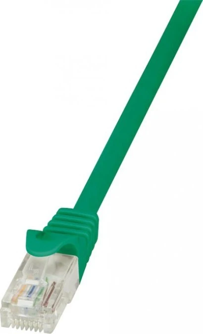 LogiLink Patchcord U/UTP zielony kat.6 PVC 5,0m.