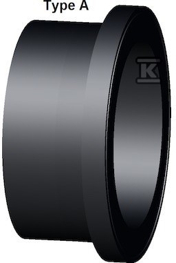 Tuleja doczołowa krótka kołnierzowa d125 PE100, SDR17, PN5 gaz/PN10 woda 753798215 - obrazek 1