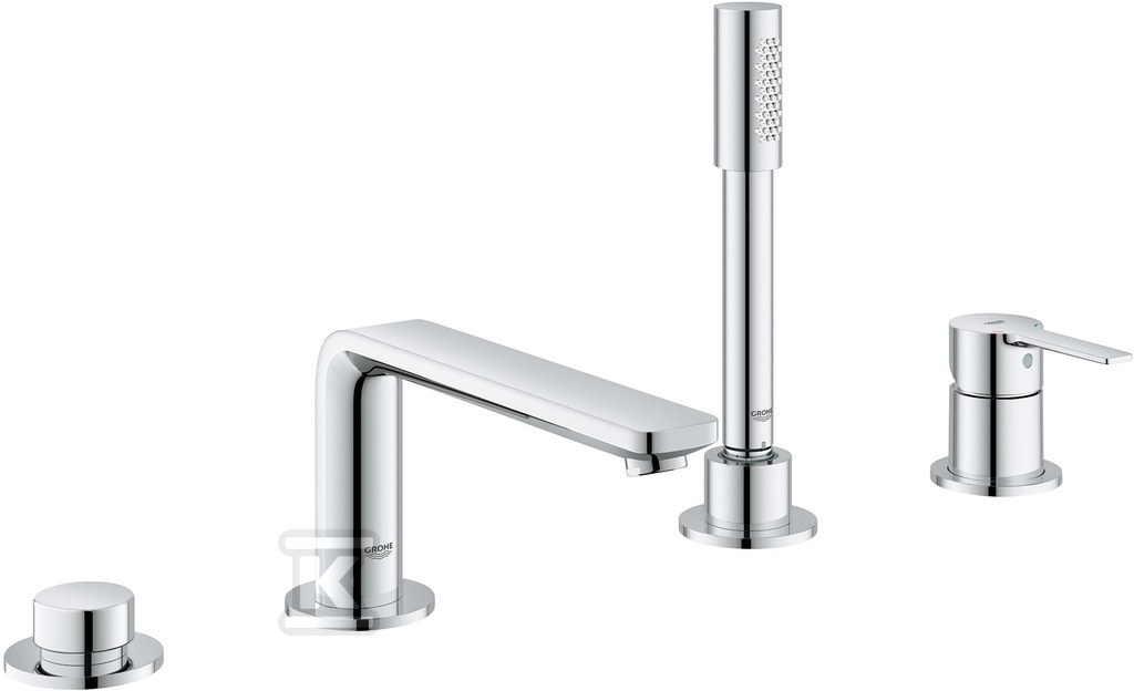 Bateria wannowa Grohe Lineare 4-otworowa 19577001 - obrazek 1