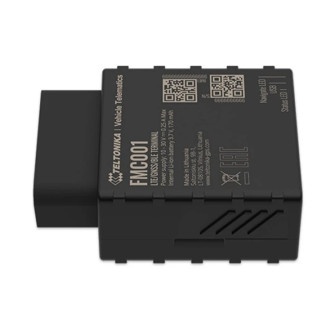 Lokalizator GPS Złącze OBDII, Plug and Play, GPS, LTE Cat.1, Bluetooth LE Teltonika FMC001 - obrazek 2