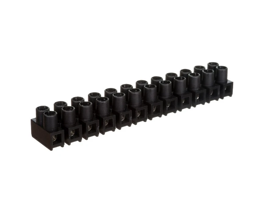 Listwa zaciskowa gwintowa 12‑torowa 2,5mm2 czarna LTA12‑2,5 22210217 - obrazek 2