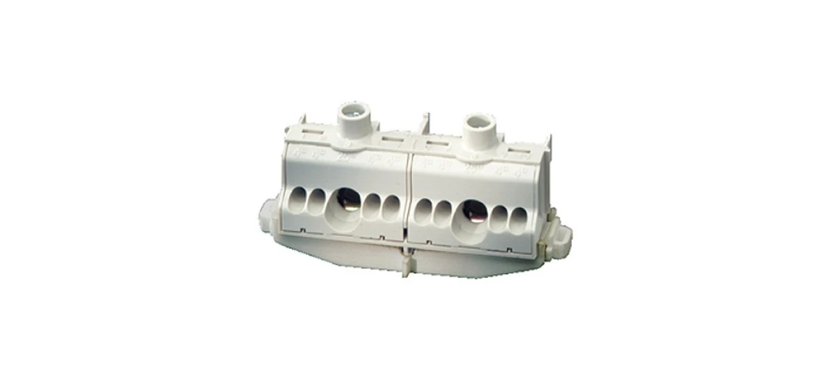 Listwa zaciskowa L1‑L3 80A zaciski bezśrubowe Fixconnect 2x25mm2+8x4mm2 dla TS 35 FC L 10 26001203 - obrazek 1