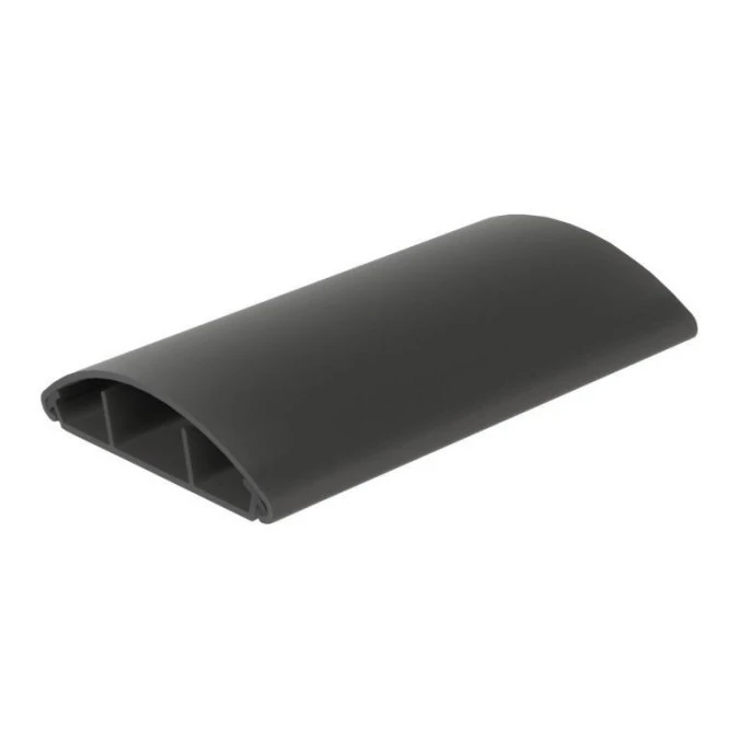 Listwa maskująca przewody TV maskownica uniwersalna napodłogowa naścienna 74x20mm ciemnoszara 2m KOPOS / 2 m / - obrazek 1