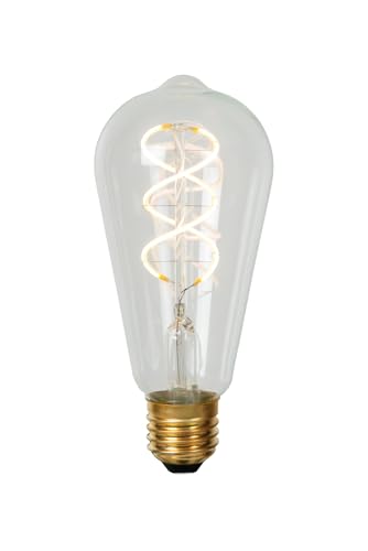 LUCIDE ST64 żarówka żarnikowa Ø 6,4 cm ściemnianie LED E27 1 x 4,9 W 2700 K przezroczysta