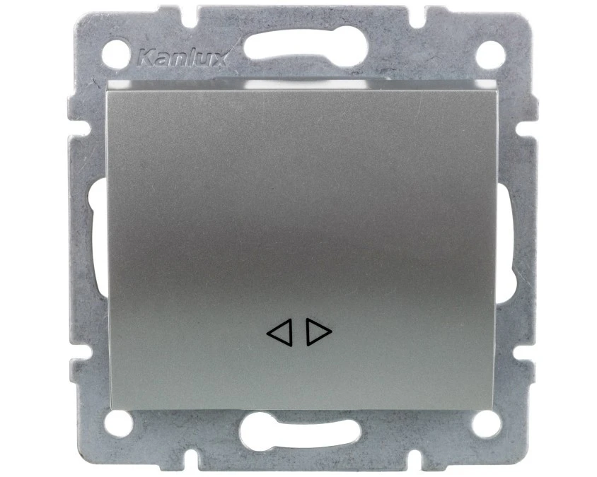 LOGI Łącznik krzyżowy śrubowy 10AX 250V srebrny 021070143 25193 - obrazek 1