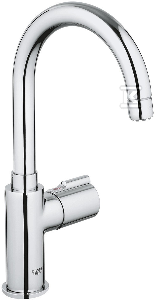 Bateria kuchenna Grohe Red Mono jednouchwytowa do czerpania wrzątku, bez bojlera, ceramiczna głowica 35 mm, izolowana wylewka, chrom 30035000