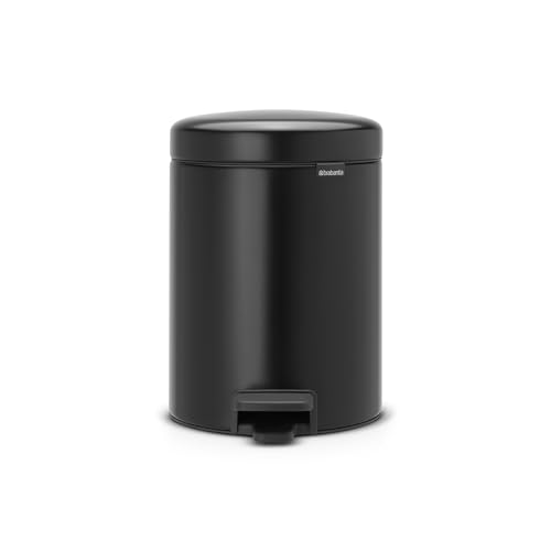 Brabantia NewIcon Kosz na Pedały 5L Czarny Matowy Brabantia NewIcon Kosz na Pedały 5L Czarny Matowy