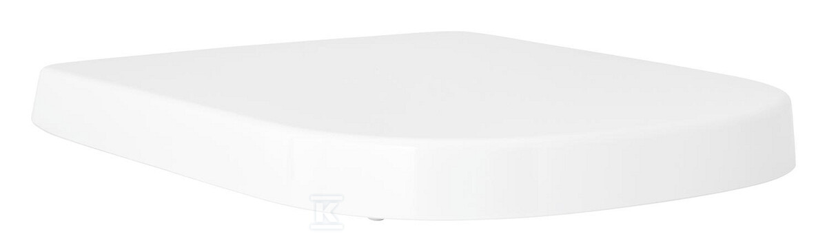 Deska sedesowa WC wolnoopadająca duroplast Euro Ceramics demontowalna, mocowanie od góry biała 39330002 - obrazek 1