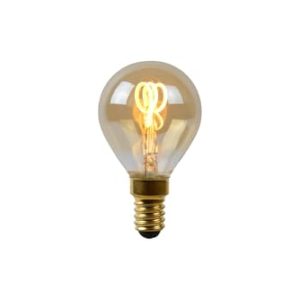 Żarówka LED E14 3W drop amber 2,200K ściemniana Żarówka LED E14 3W drop amber 2,200K ściemniana
