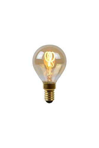 Żarówka LED E14 3W drop amber 2,200K ściemniana - obrazek 1
