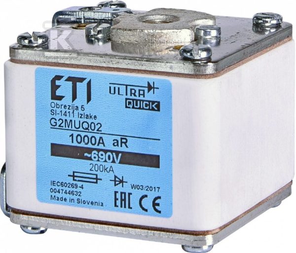 Wkładka bezpiecznikowa – NHG2 UQ01 aR 450A/690V – ultraszybka 004374525