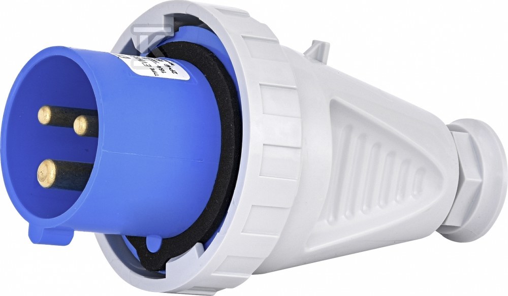 Wtyczka 16A, 230V, 2P+PE, IP67 EVH 1632 004482024 - obrazek 1