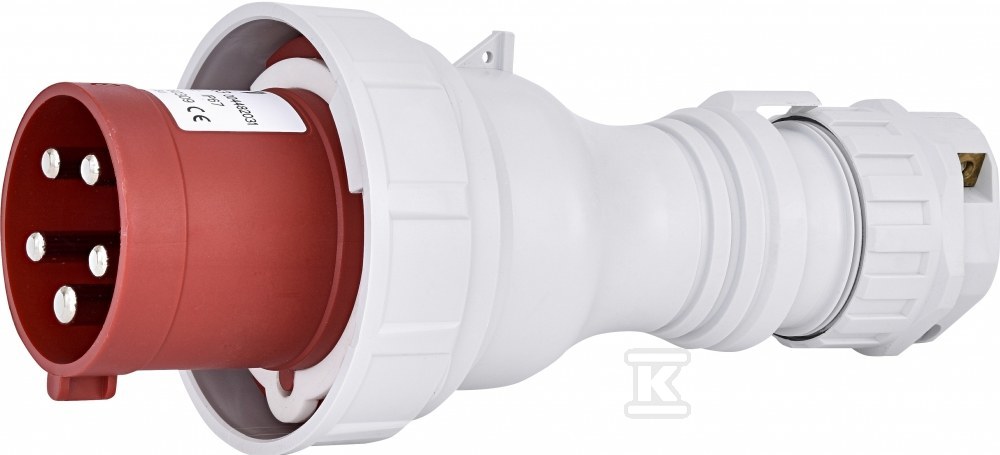 Wtyczka 63A, 400V, 3P+N+PE, IP67 EVH 6353 004482031 - obrazek 1