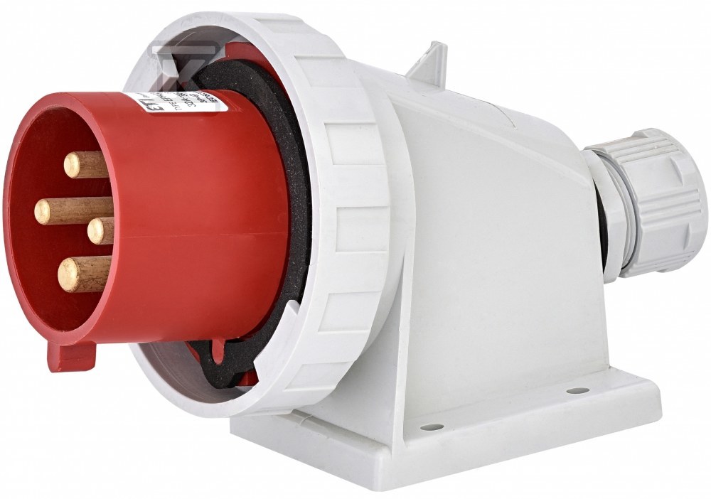 Wtyk odbiornikowy stały 32A, 400V, 3P+PE, IP67 EPH 3243 004482070 - obrazek 1