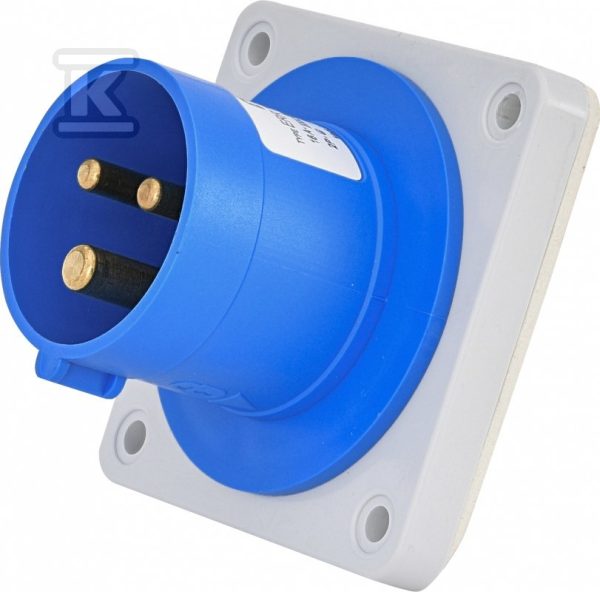 Wtyk tablicowy prosty 16A, 230V, 2P+PE, IP44 ERR 1632 004482108
