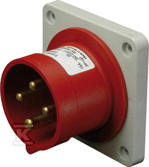 Wtyk tablicowy prosty 16A, 400V, 3P+N+PE, IP44 ERR 1653 004482111 - obrazek 1