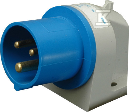 Wtyk tablicowy kątowy 16A, 230V, 2P+PE, IP44 ER 1632 004482129 - obrazek 1
