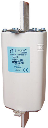 Wkładka bezpiecznikowa - NH3 UQ2 aR 425A/1200V - ultraszybka 004734224 - obrazek 1