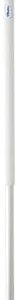 Vikan 29355 aluminiowy uchwyt z końcówką gwintowaną, średnica 1 7/32″, 132 cm, biały
