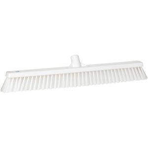Vikan 31945 szczotka zamiatająca/głowica miotły, 610 mm głowa miękkiego/sztywnego włosia, blok PP, włosie poliestrowe, biały Vikan 31945 szczotka zamiatająca/głowica miotły, 610 mm głowa miękkiego/sztywnego włosia, blok PP, włosie poliestrowe, biały