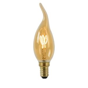 Lucide Żarówka LED lampa żarowa Ø 3,5 cm Dim. E14 1 x 3 W 2200 K Amber Lucide Żarówka LED lampa żarowa Ø 3,5 cm Dim. E14 1 x 3 W 2200 K Amber