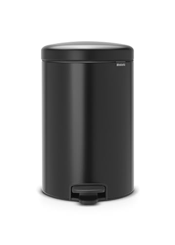 Brabantia Kosz Pedałowy NewIcon 20 L Czarny Matowy Brabantia Kosz Pedałowy NewIcon 20 L Czarny Matowy