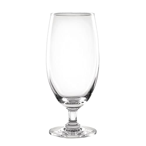 Olympia DA933 szklanka do piwa z łodygą, pojemność 420 ml, 172 mm x 76 mm, przezroczysta, 6 sztuk