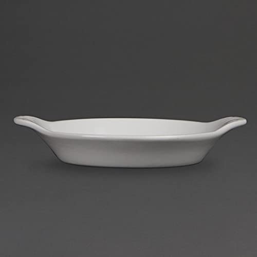 6 x Olympia białe naczynia z okrągłymi uszami 167 137 mm porcelanowe talerze do serwowania - obrazek 1