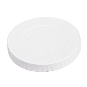50 sztuk Pokrywki na kubki 280 G/M2 + Pe Ø 8 Cm Biały Karton