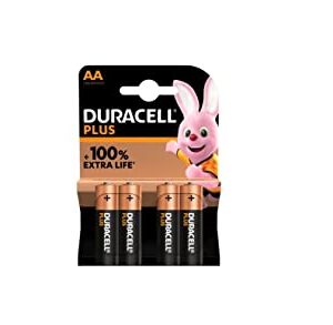 Duracell AA Plus alkaliczne baterie AA – 4 szt.