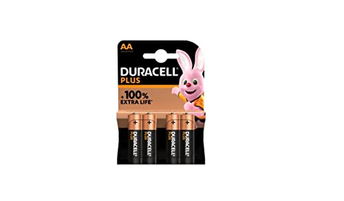 Duracell AA Plus alkaliczne baterie AA – 4 szt.
