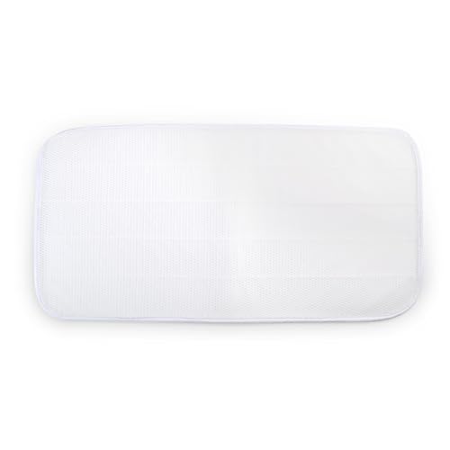 AeroSleep SafeSleep ochraniacz na materac 3D ochrona materaca dla dzieci i niemowląt kołyska 80 x 40 cm swobodne oddychanie regulacja ciepła antyalergiczny biały - obrazek 1