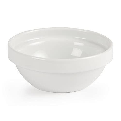 12 x miski na owoce Olympia 110 mm 200 ml porcelana biała kuchnia naczynie restauracja - obrazek 1