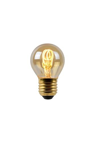 Żarówka LED E27 G45 3W bursztynowa 2200K ściemniana Żarówka LED E27 G45 3W bursztynowa 2200K ściemniana