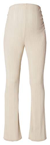 Supermom Spodnie damskie Over The Belly Ribknit, Oatmeal P807, 42 PL