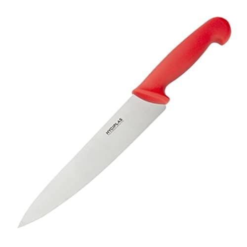 Hygiplas C895 nóż do gotowania, 21 cm, czerwony