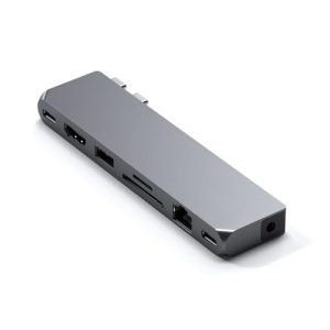Satechi Pro Hub Max USB-C – 8 w 1 dla MacBook Pro/Air M2/M1 – Gwiezdna szarość Satechi Pro Hub Max USB-C – 8 w 1 dla MacBook Pro/Air M2/M1 – Gwiezdna szarość