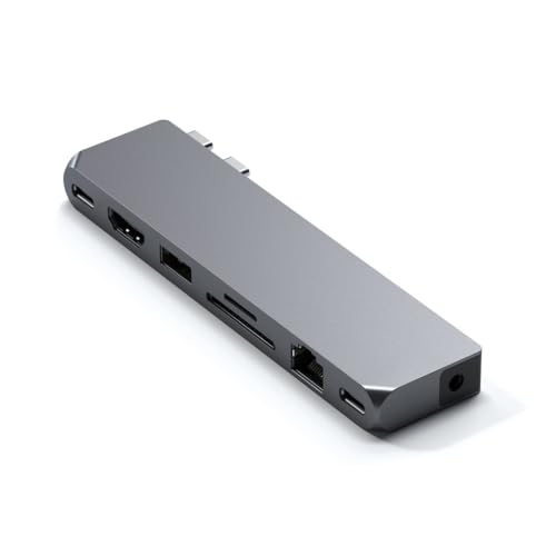 Satechi Pro Hub Max USB-C - 8 w 1 dla MacBook Pro/Air M2/M1 - Gwiezdna szarość - obrazek 1