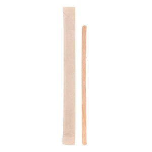 1000 sztuk Wytrząsarki do kawy Kraft 0,5X11X0,15 Cm Naturalne Drewno