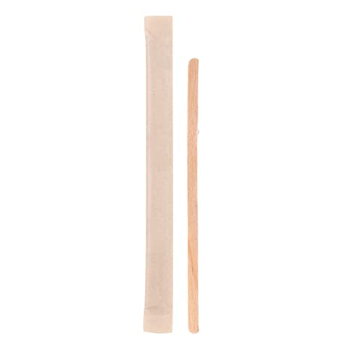 1000 sztuk Wytrząsarki do kawy Kraft 0,5X11X0,15 Cm Naturalne Drewno
