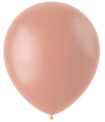 Folat 19617 vintage różowy 33 cm zestaw 10 balonów nadmuchiwanych z helem, na urodziny, ślub, baby shower, chrzciny, dekoracja imprezę, - obrazek 1