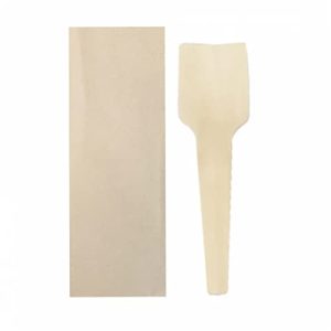 50 sztuk Łyżki Lody Schowane 7 Cm Naturalne Drewno