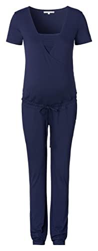 Noppies Damski kombinezon Driel Nursing Short Sleeve Overalls, Peacoat P590, 44 - obrazek 1